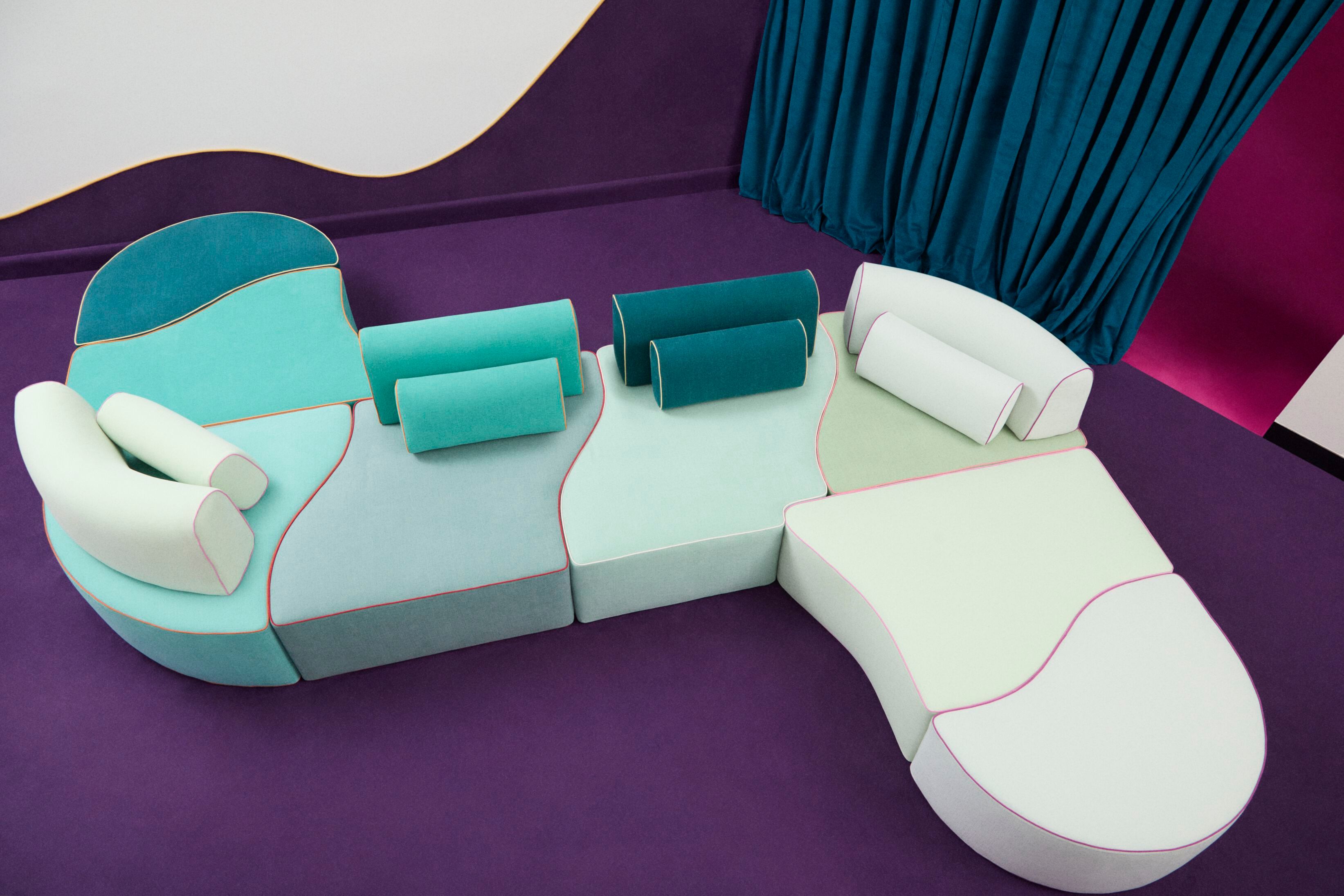 Ткань диван Paolo Nesi SNAKED ARCH-00069162 - Вид №16