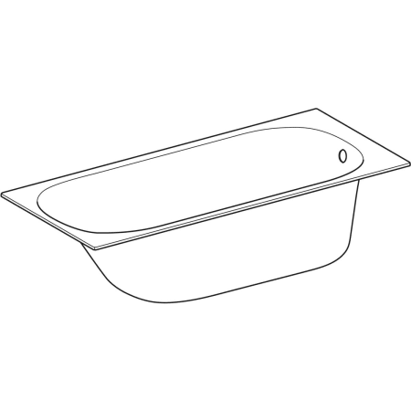 554.044.01.1 Прямоугольная ванна Geberit Soana, узкий край Geberit  - Вид №8