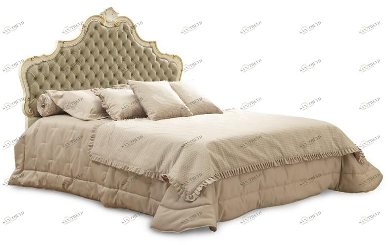 Bolzan Letti Двуспальная кровать с тафтинговым изголовьем Bludi betty sun-id-1353851