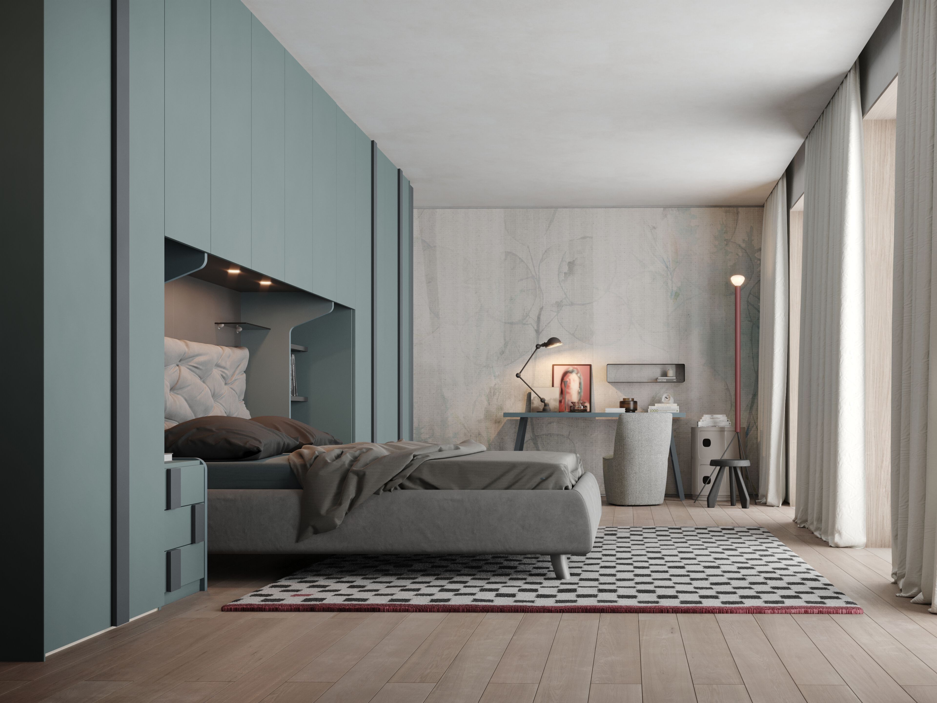 Деревянная спальня Giessegi C08 ARCH-00098614