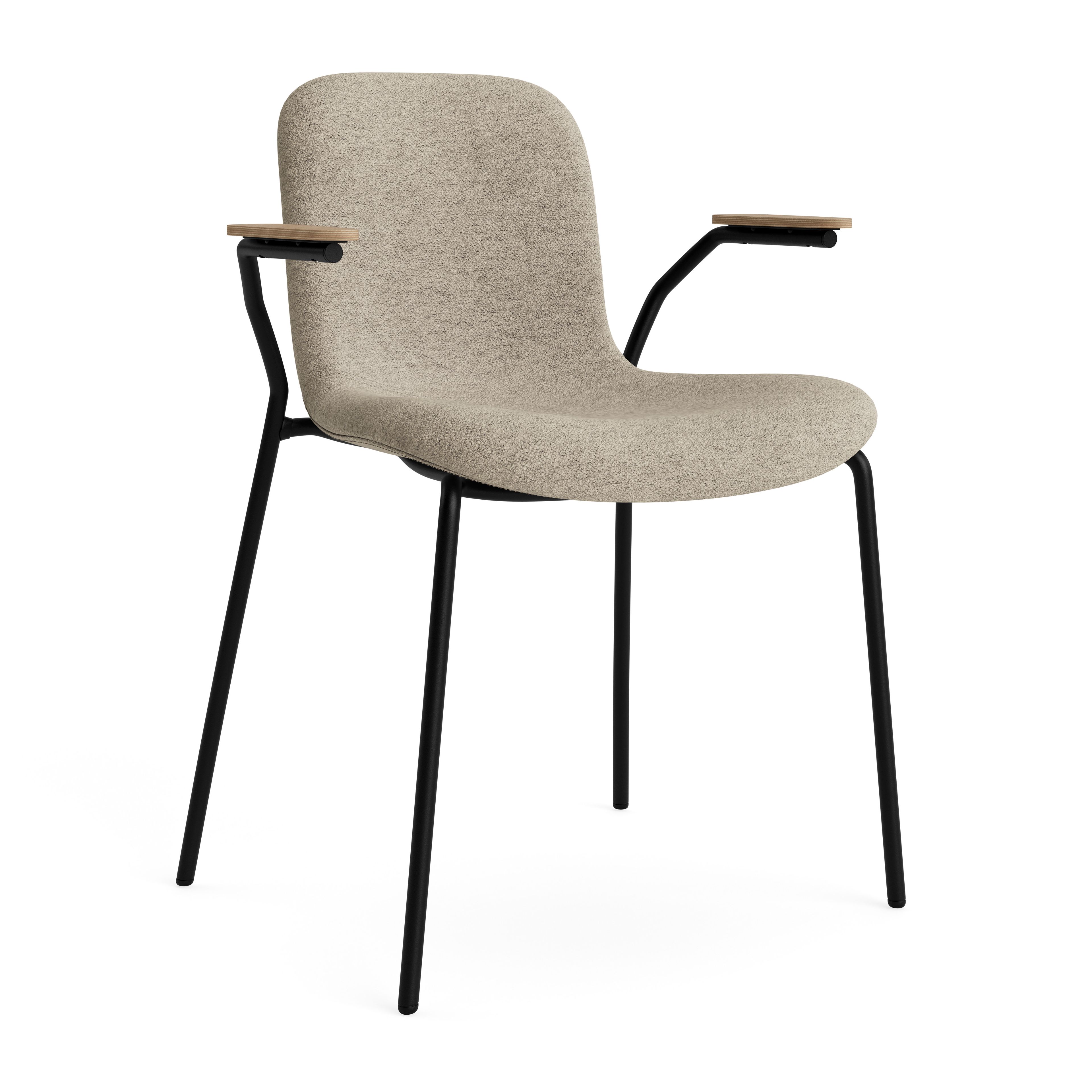 Штабелируемый тканевый стул с подлокотниками NORR11 Langue Soft ARCH-00097701 - Вид №2