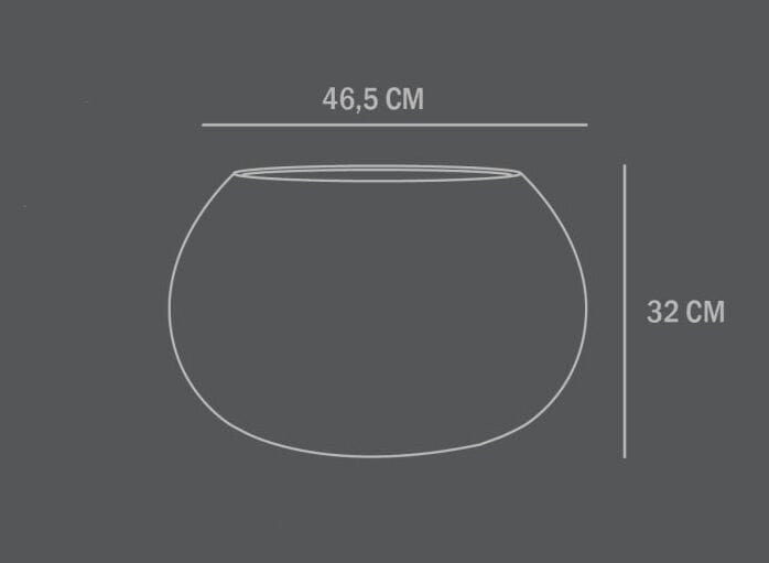 Овальный сосуд из фиброцемета 101 Copenhagen Urchin ARCH-00129683 - Вид №6