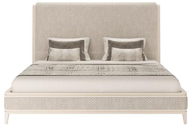 FRATO Кровать king size из ткани с мягким изголовьем Clicquot Ffu010003aah  - Вид №1