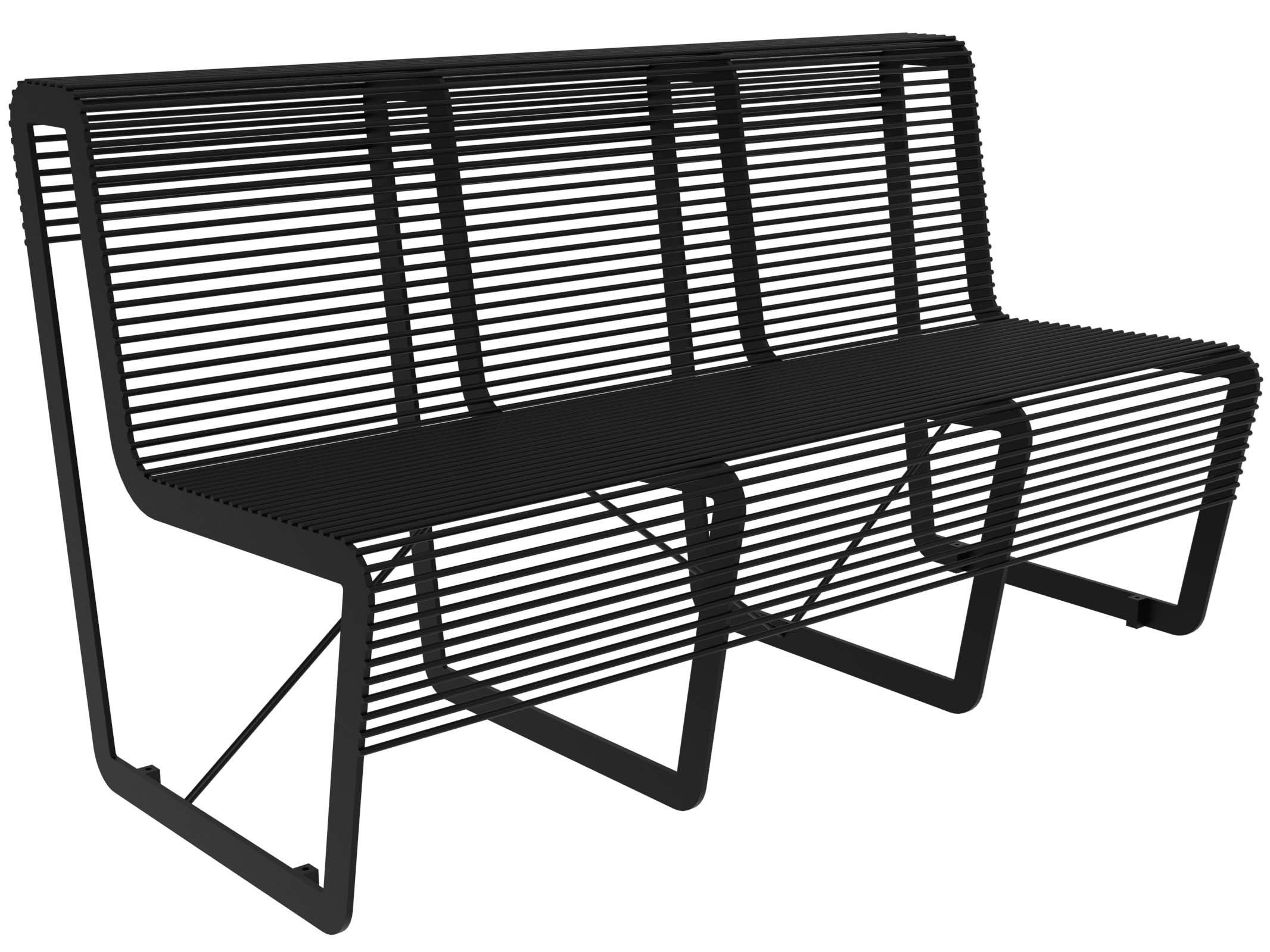 Оцинкованная стальная скамья со спинкой Lazzari Light ARCH-00099033 - Вид №39