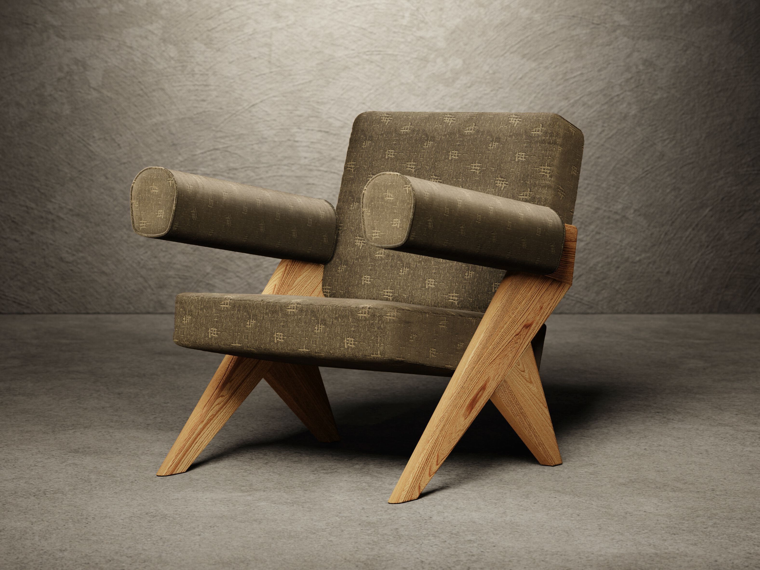 Тканевое кресло с подлокотниками GIOPAGANI SOUVENIR ARCH-00030345