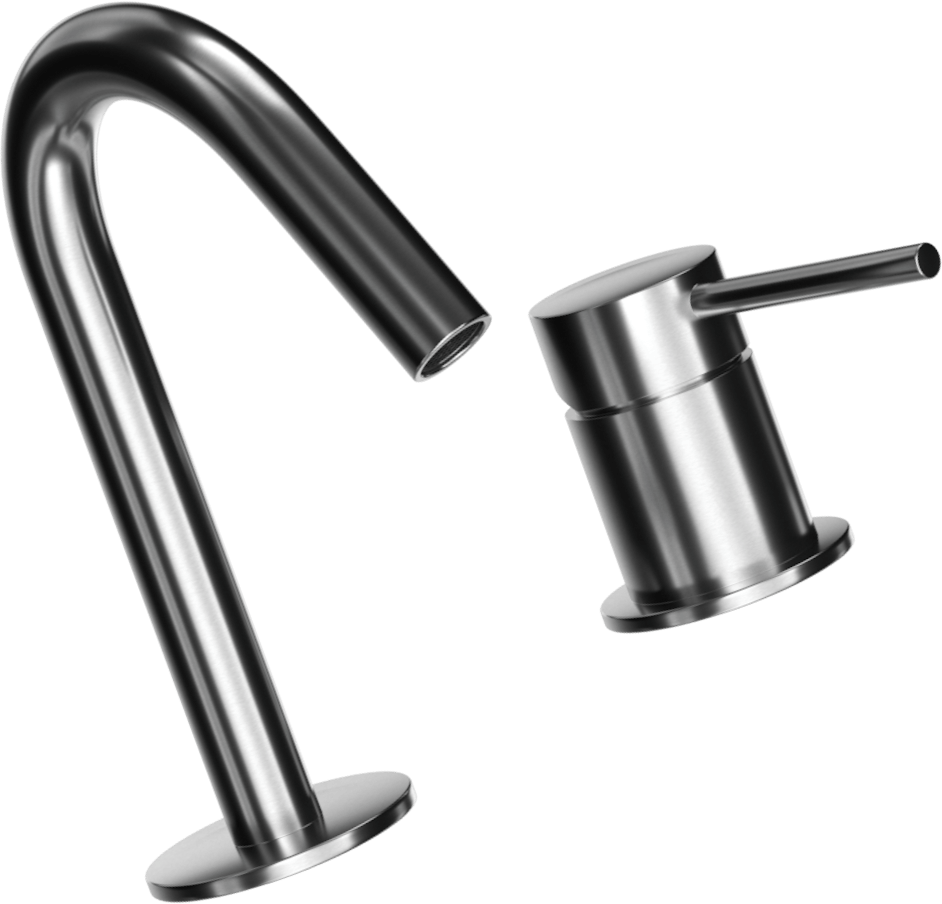 R330-S Смеситель для установки на палубу из нержавеющей стали