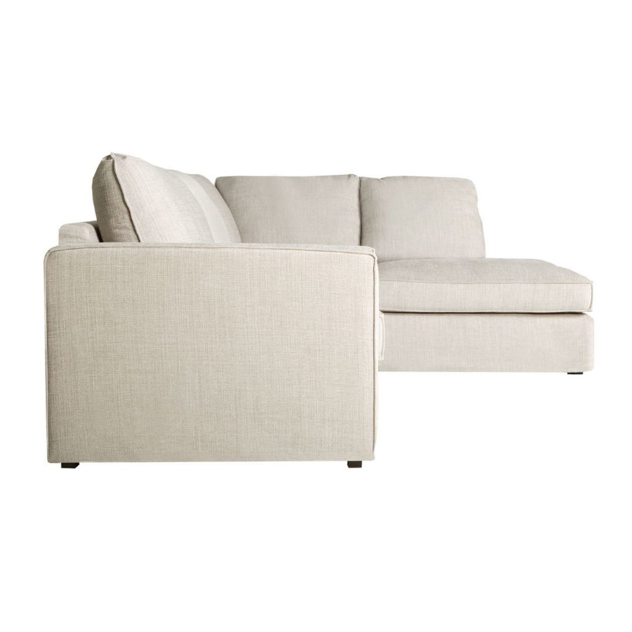 Диван угловой Abbe правосторонний светло-серый, обивка Mattis Sits S1009 - Вид №3