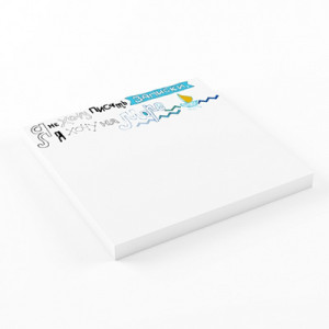 15-00019 Блок наклеек 50 л. "Я не хочу писать записки, я хочу на море" Антибуки