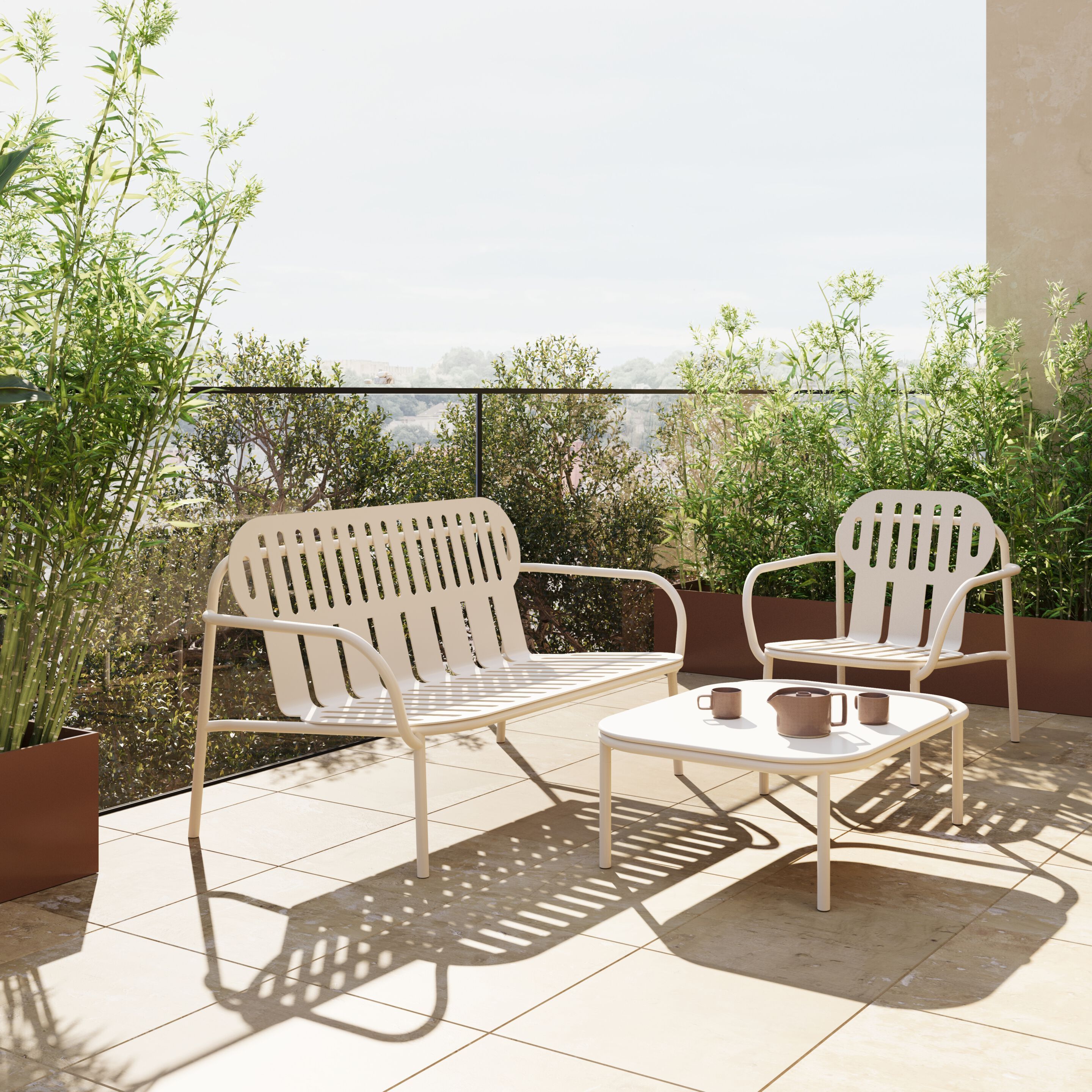 Алюминиевый стул с порошковым покрытием с подлокотниками Joyf Desert ARCH-00014545 - Вид №4