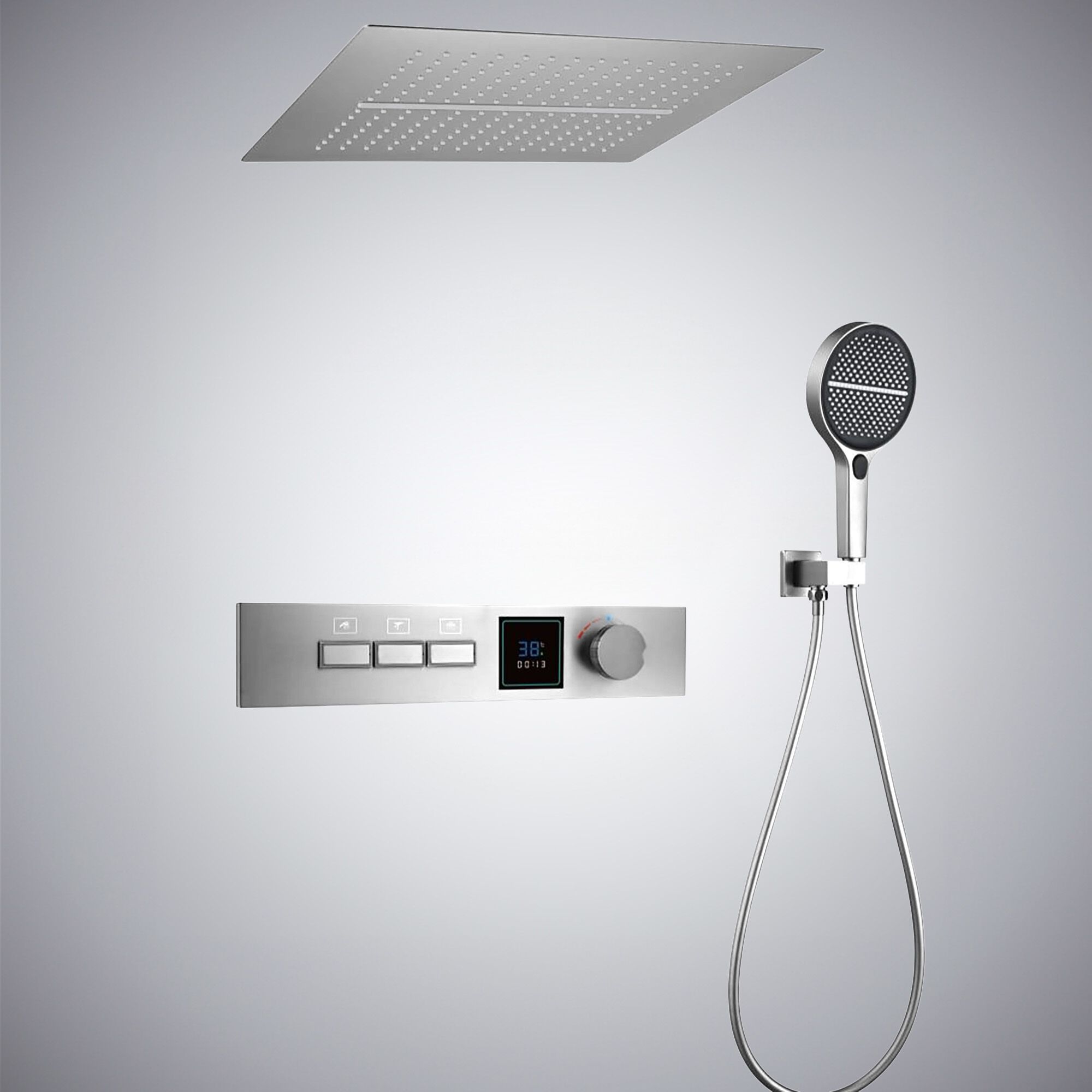 Электронный термостатический набор для душа с душем Fontana Showers ANOVER ARCH-00025158