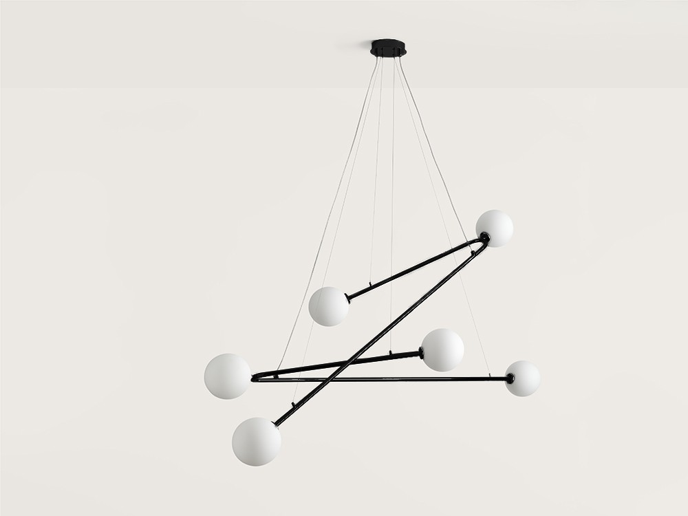 091539 Люстра черная Aromas del Campo Endo 