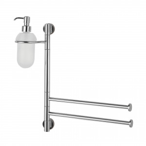 EU42 3SC Держатель полотенец и дозатор мыла Moderno