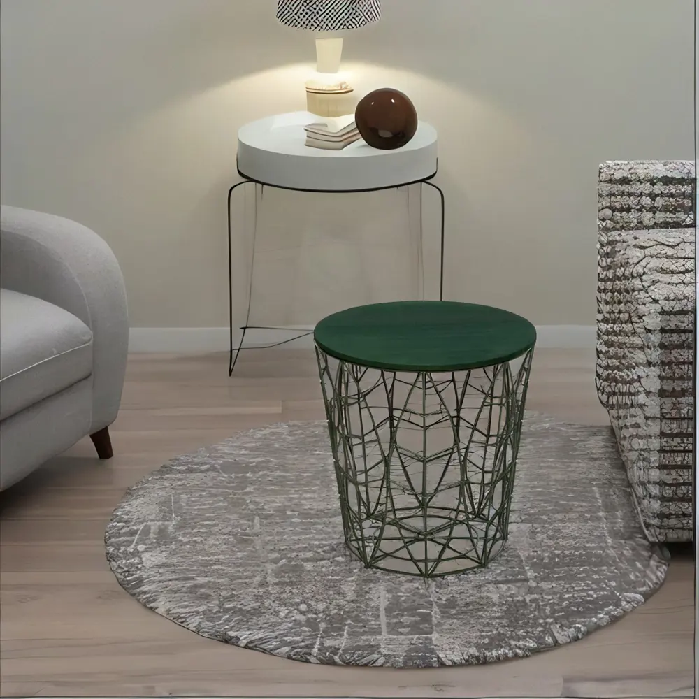 Журнальный столик Atmosphera 166579B 41x40 см цвет зеленый 85306369 STLM-2179846  - Вид №3