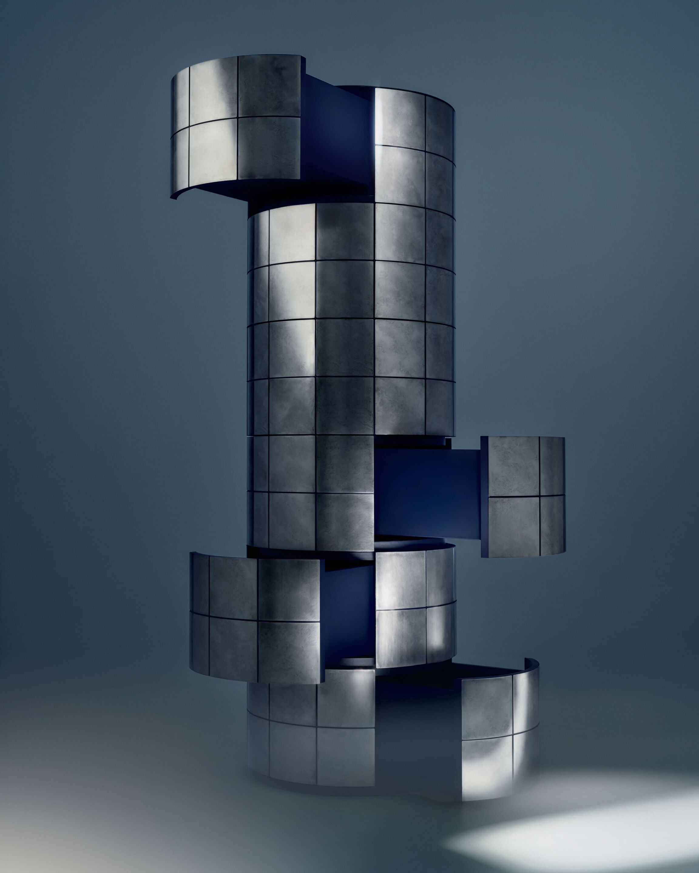 Комод из нержавеющей стали DE CASTELLI Iridium Edition ARCH-00071999 - Вид №1