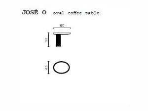 Овальный журнальный столик из лакированного дерева CPRN HOMOOD Shapes Outdoor ARCH-00125047 - Вид №2