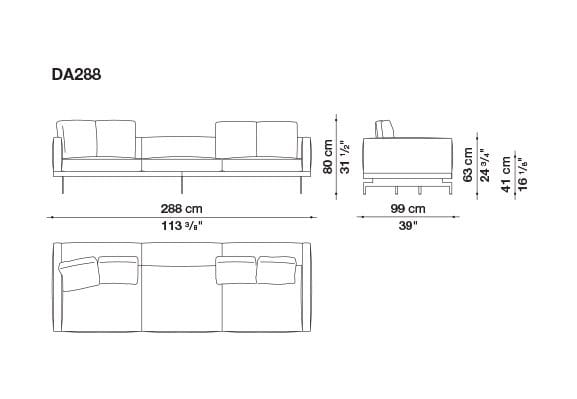 Кожаный диван B&B Italia док ARCH-00130675 - Вид №68