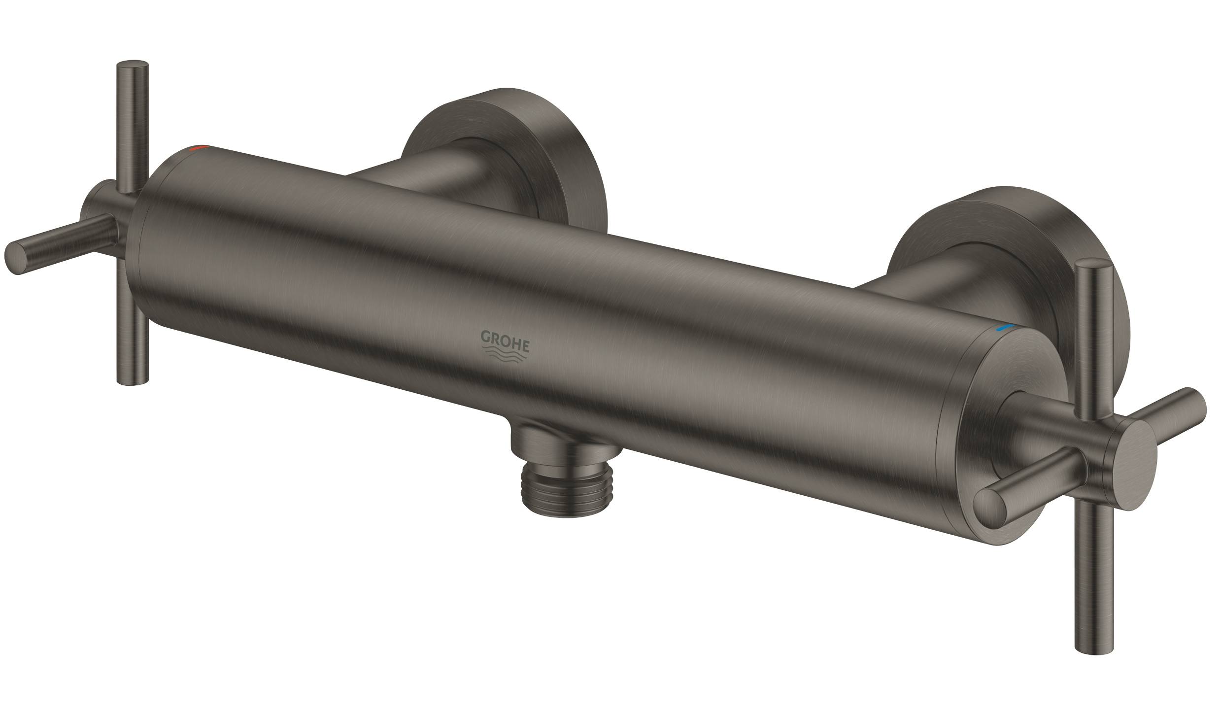 Смеситель для душа GROHE Atrio New, настенный монтаж, темный графит (26003AL3) - Вид №1