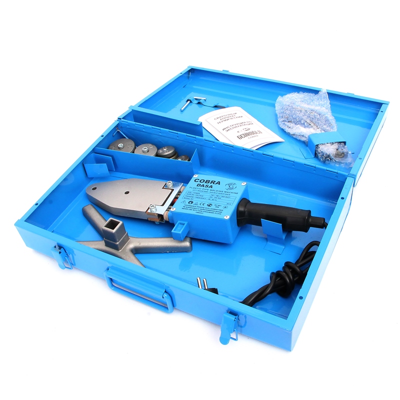 Набор монтажный GM Cobra DASA для сварки PPR-труб 1500 Вт 16-75 мм, насадки 20-40 мм, резак GM0003 - Вид №1