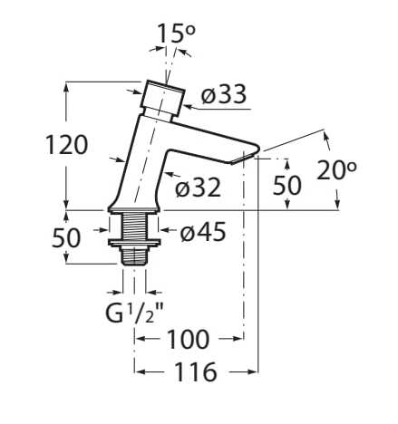 Смеситель для раковины с металлическим верхом и ограничителем расхода Roca Instant ARCH-00077880 - Вид №2