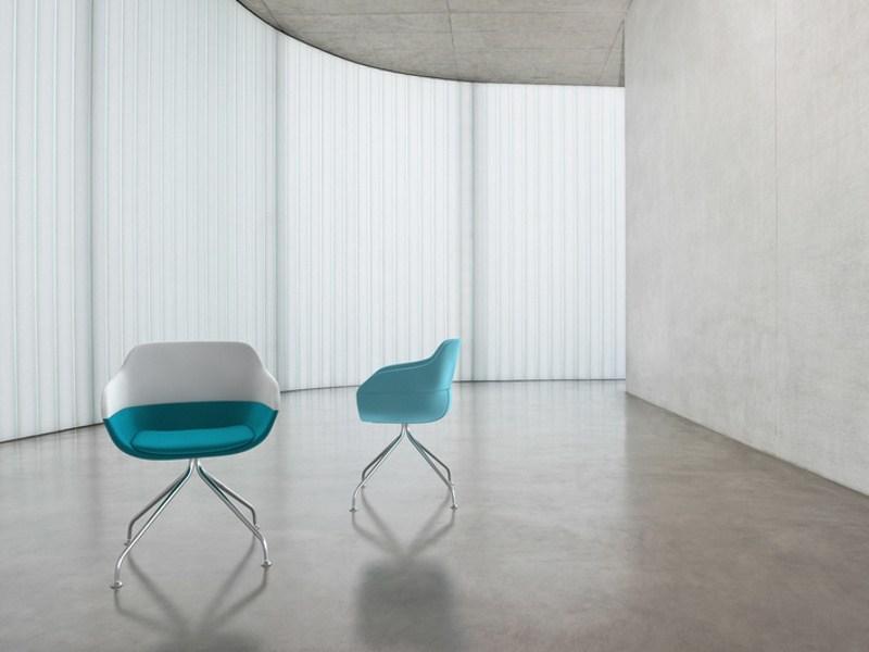 Brunner Стул на козелке из ткани с подлокотниками Crona sun-id-1478176 - Вид №1