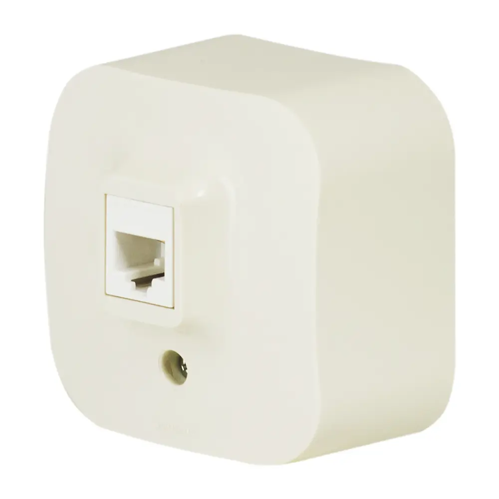 Компьютерная розетка Legrand Quteo RJ45 UTP категории 5E слоновая кость 16158304 STLM-0006606 - Вид №1