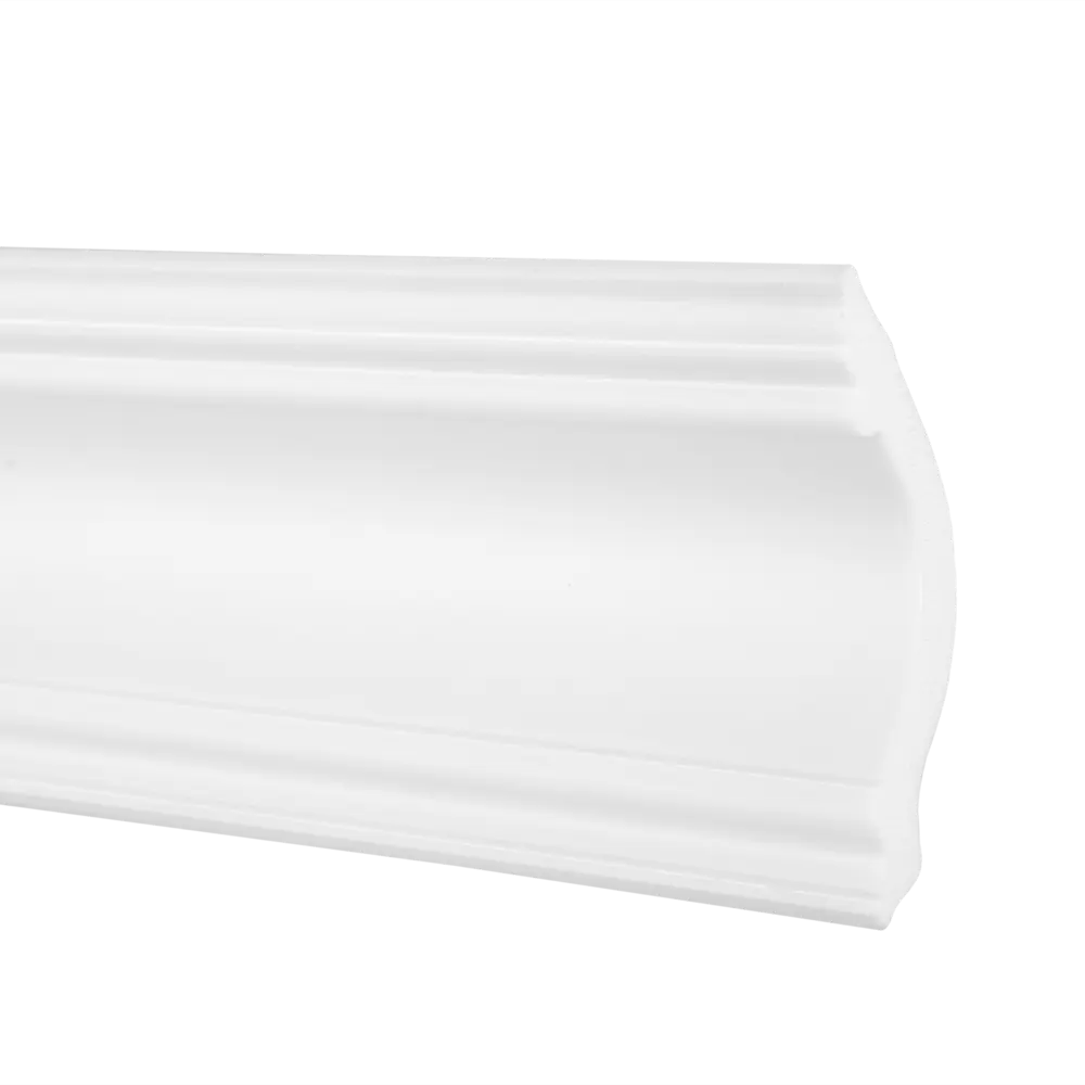 Плинтус потолочный пенополистирол NMC GV белый 80x120x2000 мм STLM-2054911