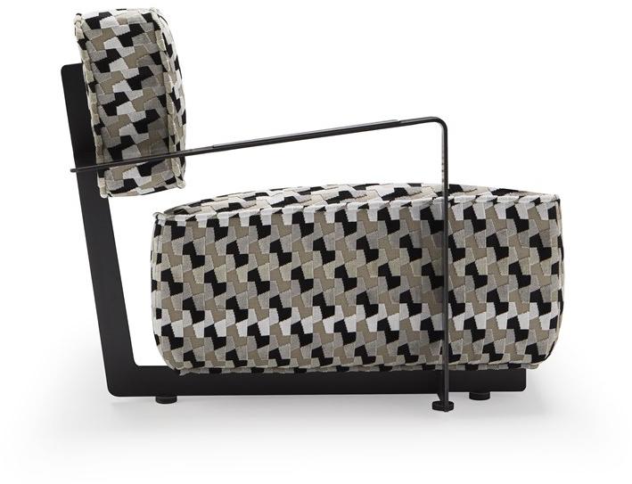 José Martínez Medina Кресло из ткани с подлокотниками Blacktone sun-id-1411143 - Вид №2