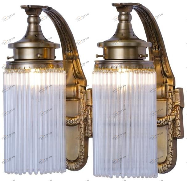 Patinas Lighting Бра ручной работы из латуни Strasbourg sun-id-1404582