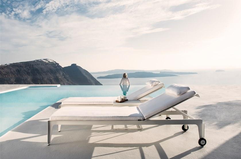 TRIBÙ Садовый шезлонг из алюминия Mirthe 07440 - Вид №3