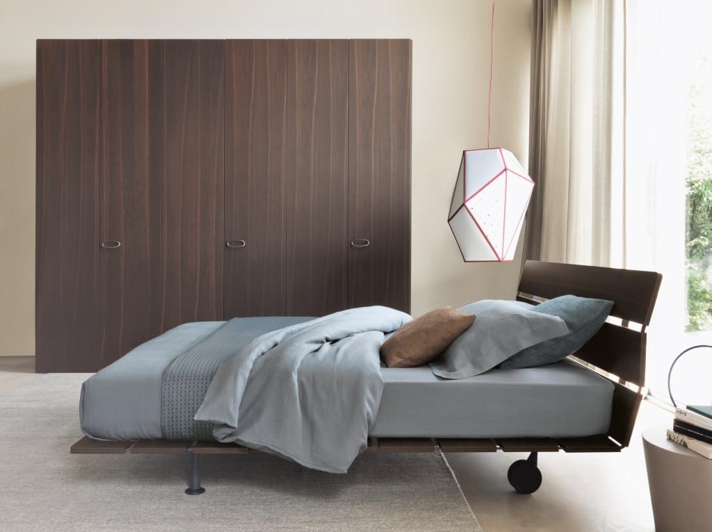 Кровать в восточном стиле с колесами Flou ARCH-00084851 - Вид №6