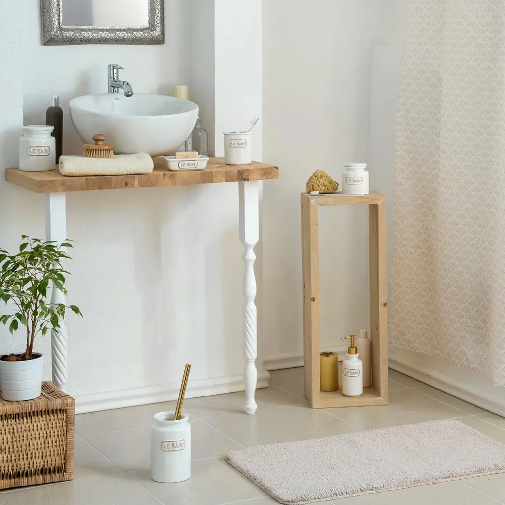 Мыльница Wess Le Bain Blanc керамика цвет белый 82260758 STLM-2137612 - Вид №10
