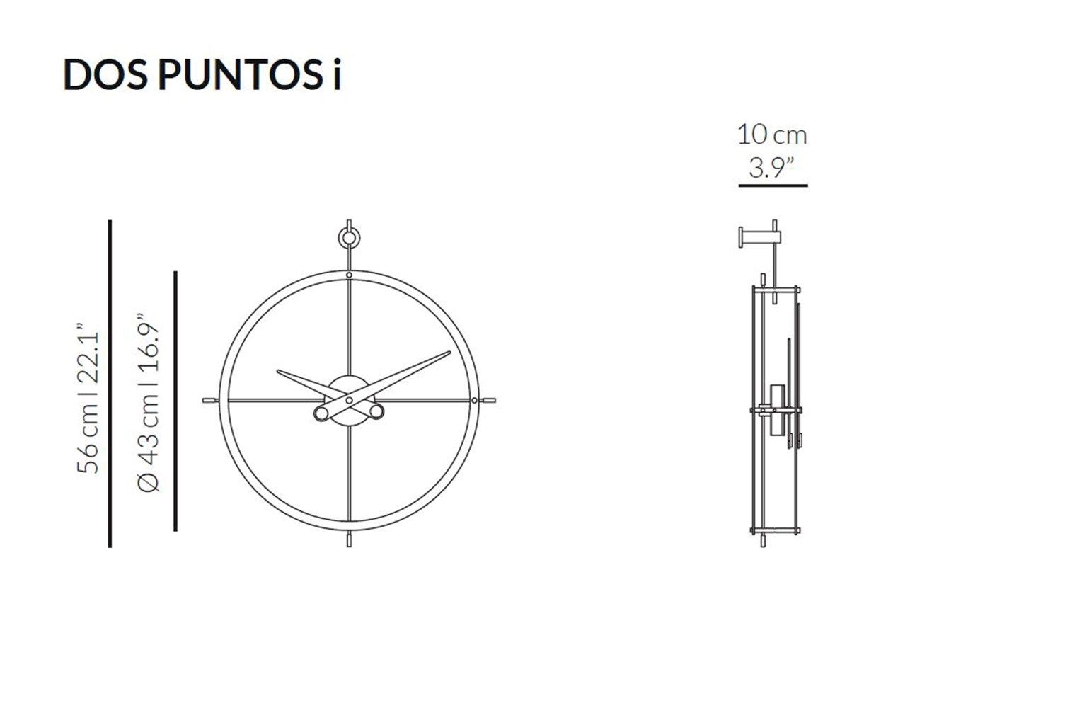 Стальные настенные часы NOMON кольца ARCH-00078291 - Вид №2