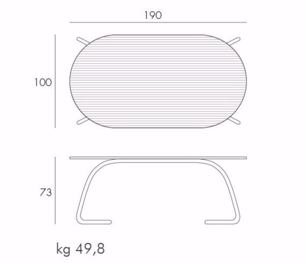 Nardi Овальный садовый стол Loto sun-id-1444597 - Вид №10