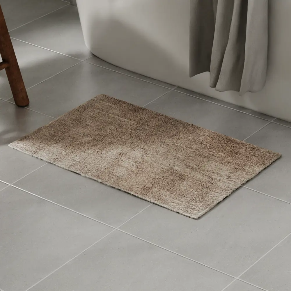 Коврик для ванной SWENSA Delhi - комфорт и безопасность в светло-бежевом цвете 89392219 STLM-1575043