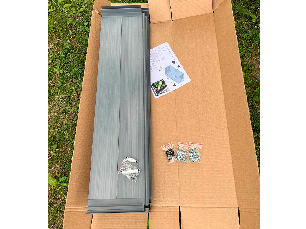 Грядка ПВХ 2х1 м. высота 23,5 см с автополивом ГеоПластБорд GPBST-157 - Вид №9