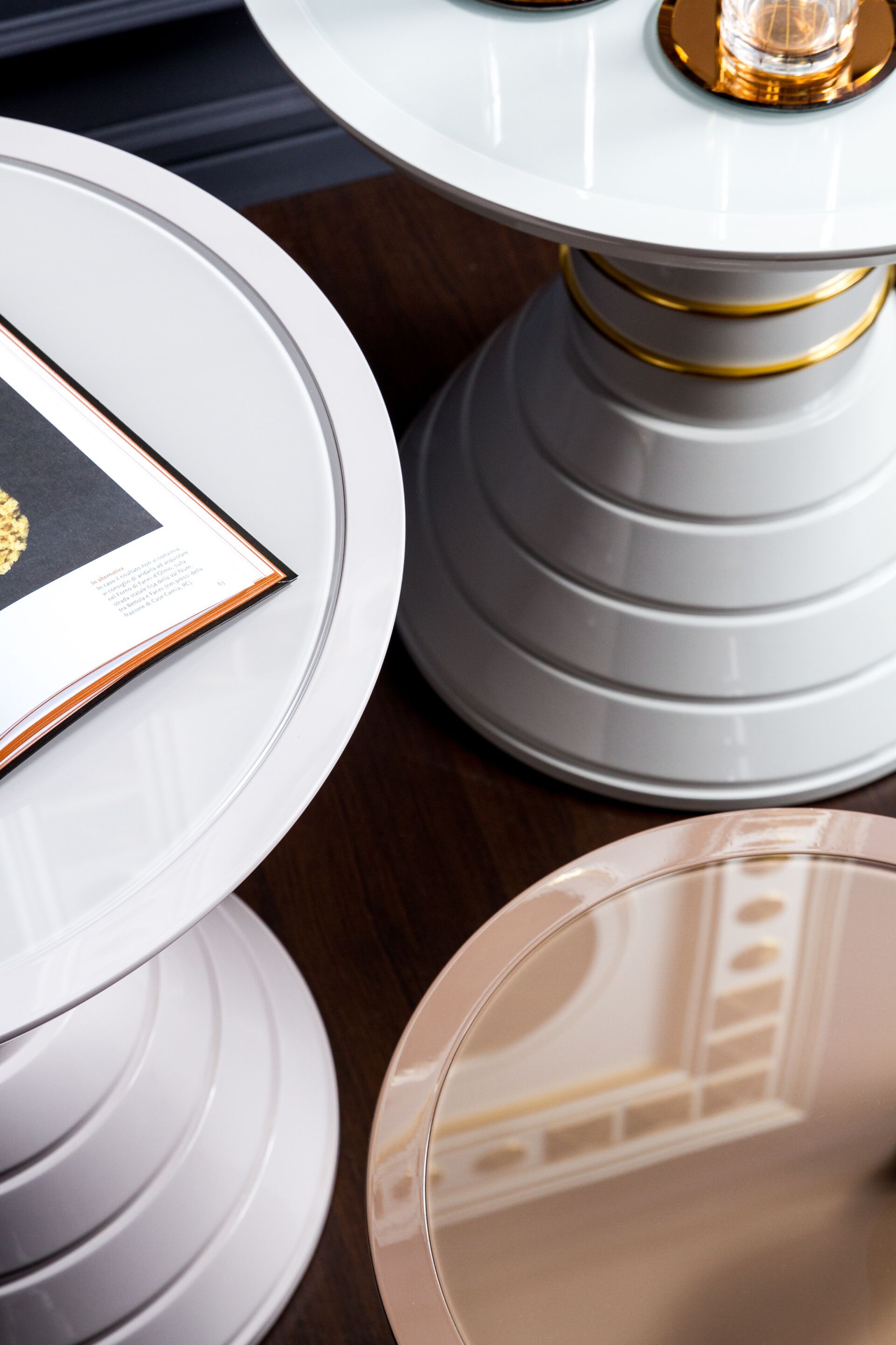 Высокий круглый журнальный столик Vismara Design MINIONS ARCH-00130415 - Вид №3