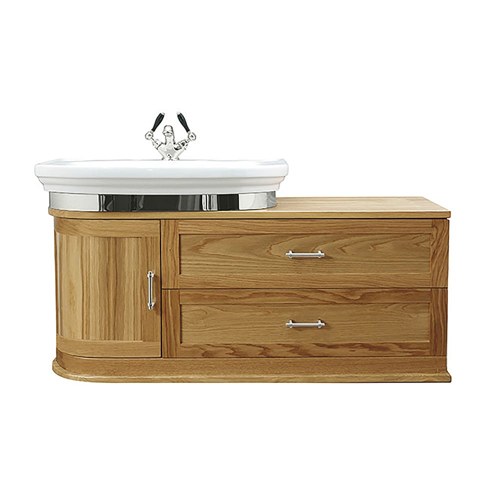 IMSR19 Carlyon Thurlestone Настенный шкаф для умывальника со смещением, лев. Carlyon Imperial 