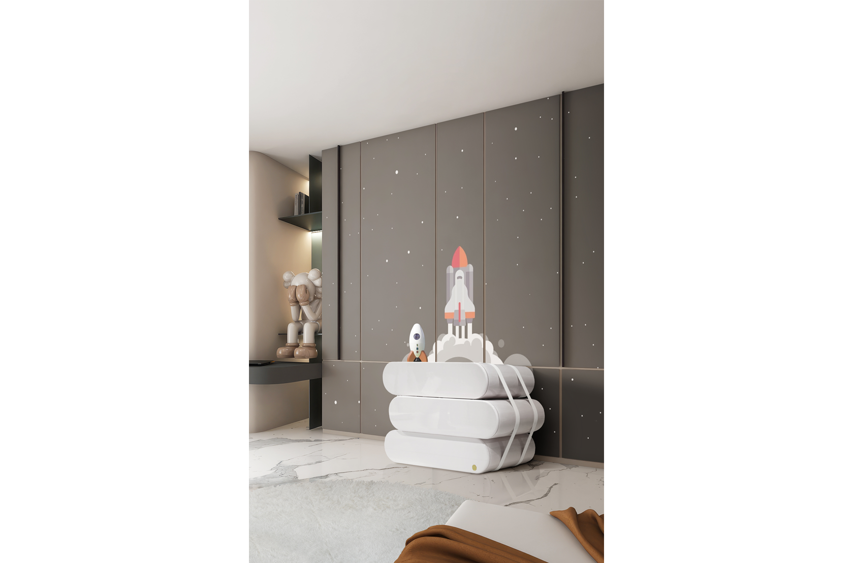 CIST604 Комоды детские Облако 3 ящика Circu  - Вид №2