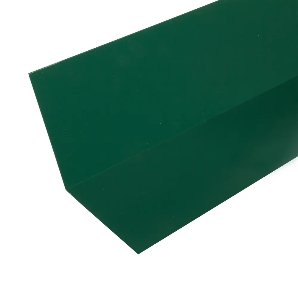 Планка примыкания верхняя 2 м RAL 6005 зелёный 82922574 STLM-2010262 ЮГ-ПРОФИЛЬ 