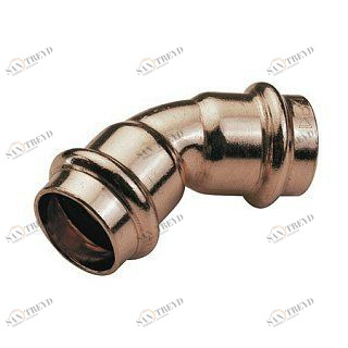 Угол 45° пресс 15 медный IBP P504101500000