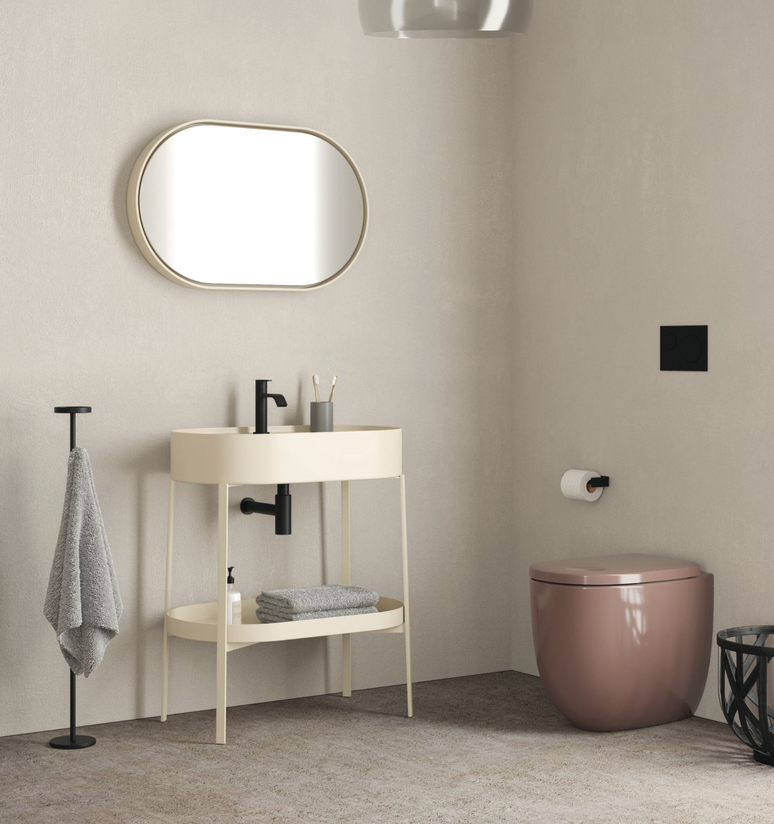 Керамическая овальная консольная раковина Nic консольный стол ARCH-00001921