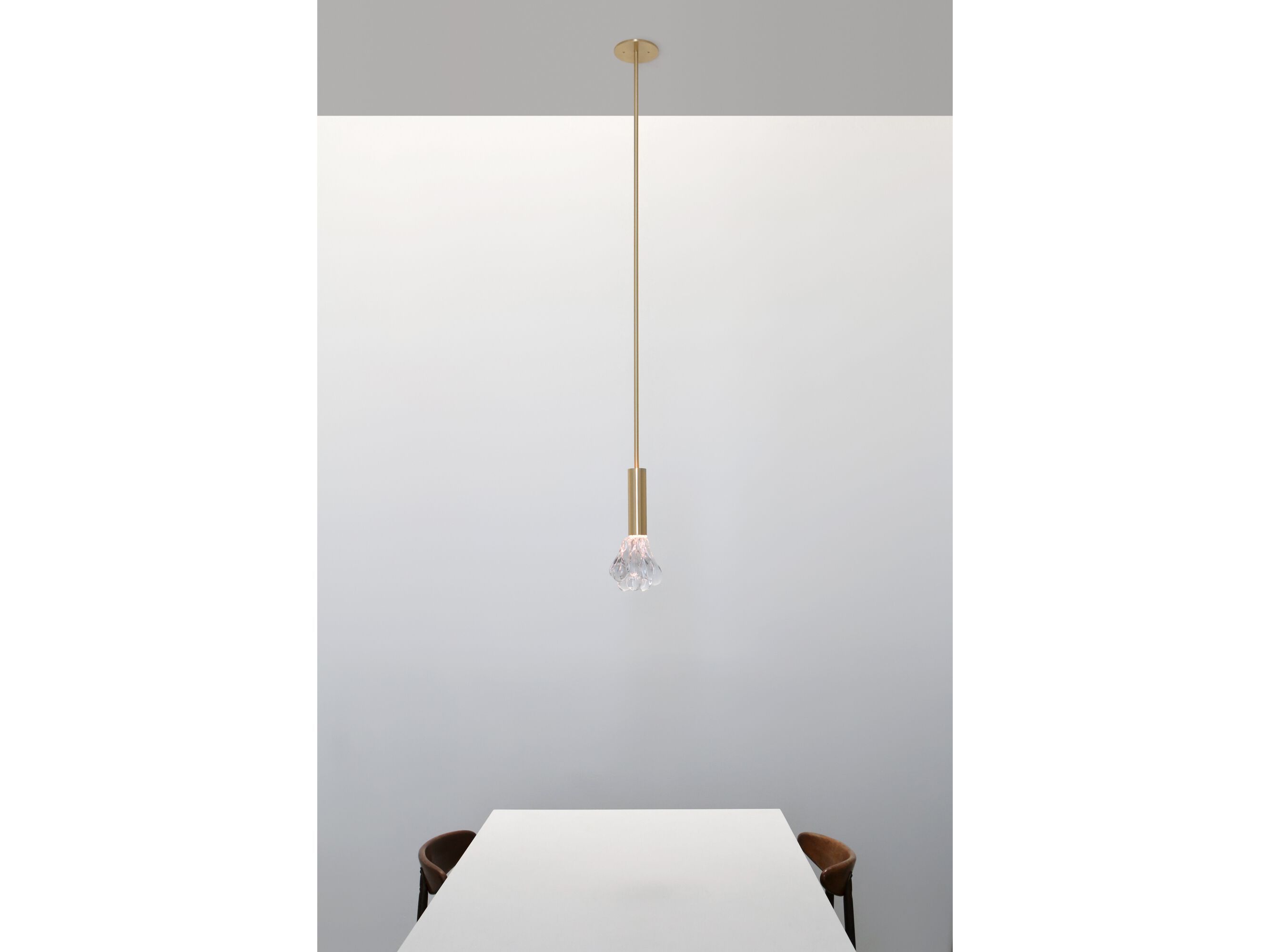 Подвесной светильник из латуни и стекла SkLO Dew ARCH-00133399 - Вид №2