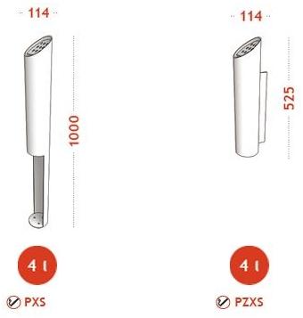 Tubo / ZZ Concept Стальная пепельница для общественных мест Tubo sun-id-1431128 - Вид №7