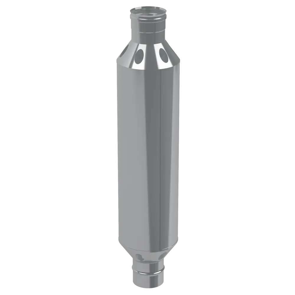 Дымоход-конвектор Corax 430/0.8 мм D115 мм КОРАКС STLM-2138153