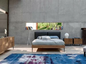 Devina Nais Двуспальная кровать с мягким изголовьем Zero.16