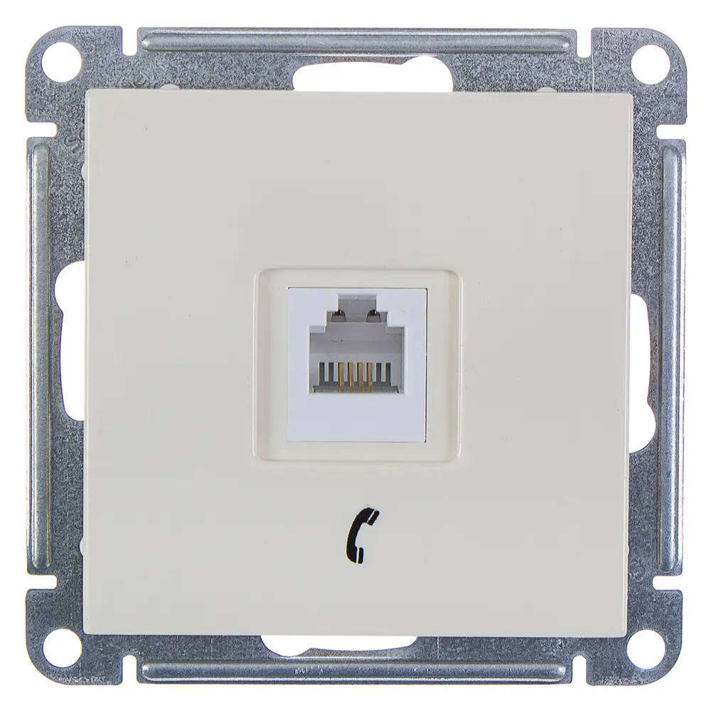 Телефонная розетка W59, 1 разъем, цвет слоновая кость 11610242 STLM-2053159 Schneider Electric - Вид №1