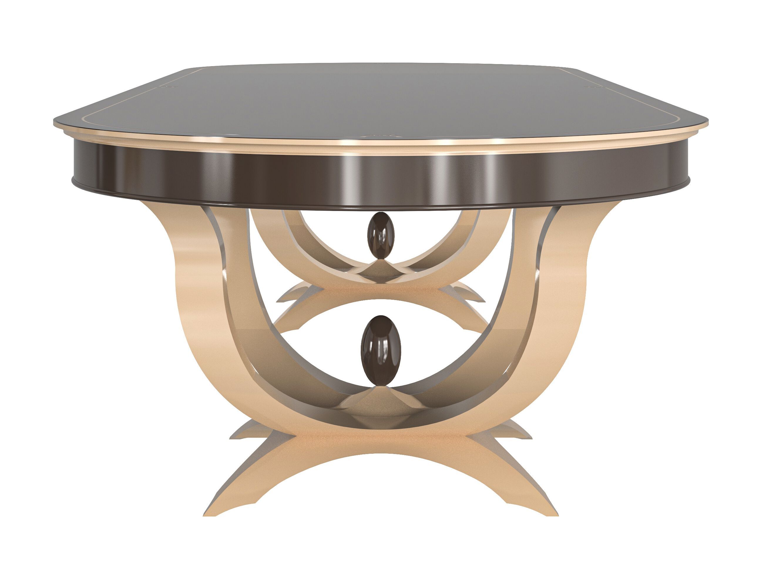 Овальный стол из бука Modenese Luxury Interiors EXTENDED ARCH-00004142