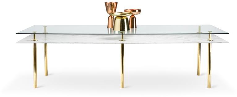 GHIDINI1961 Прямоугольный мраморный стол Legs sun-id-1466202 - Вид №4