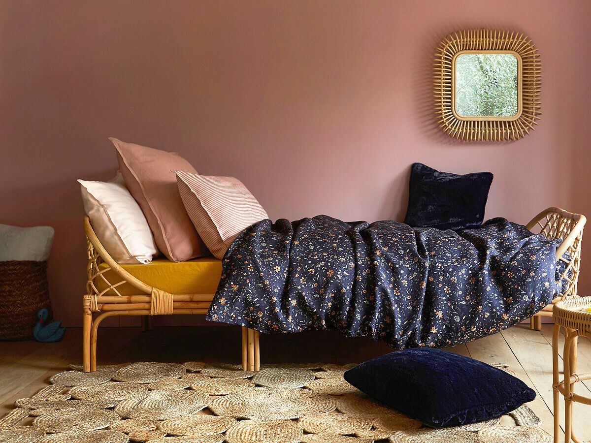 Плетеная односпальная кровать AMPM KATSUKI ARCH-00098330 - Вид №3