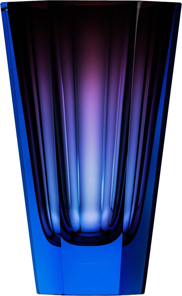 10674383 Moser Ваза Moser Чистота 22,5cм,аква-аметистовый, п/к Хрусталь бессвинцовый 